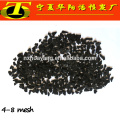 Purifying water chemical activated carbon black charcoal